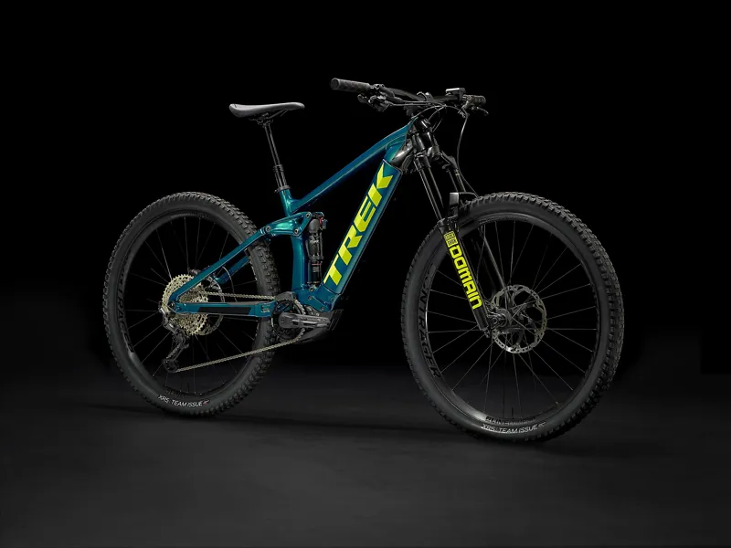 TREK Rail 7 Gen 2 625Wh Full Suspension Electric Bike in Dark Aquatic and Black-10